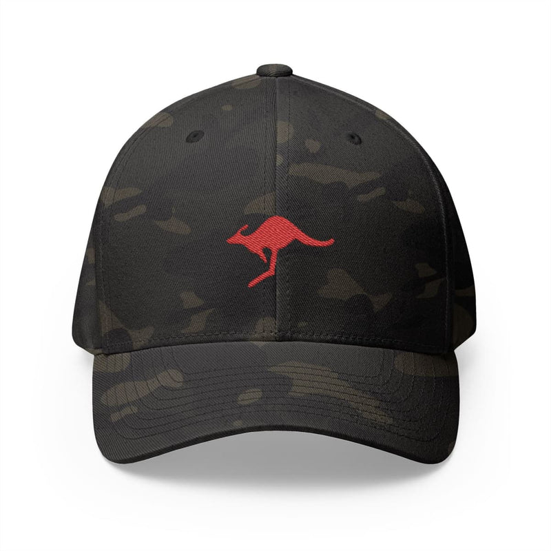 Load image into Gallery viewer, Embroidered Kangaroo Australian Military Flexfit Baseball Cap - Cadetshop
