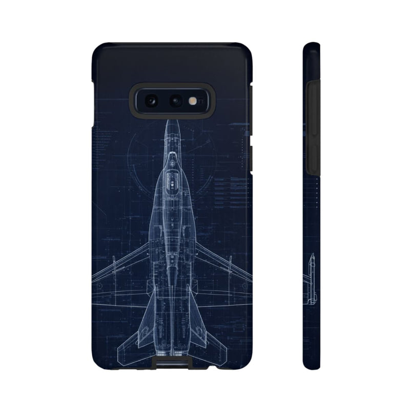 Load image into Gallery viewer, F/A-18 Blueprint Phone Case Air Force Collection Samsung - Cadetshop
