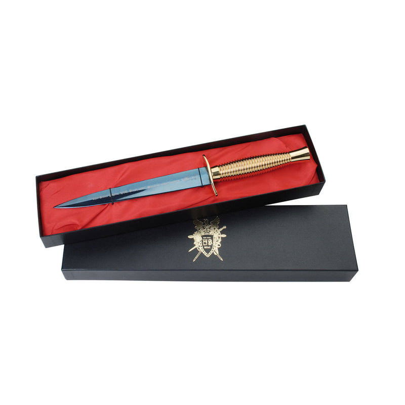 Load image into Gallery viewer, Fairbairn-Sykes Commando Knife - Gun Blue Blade WKC - Cadetshop

