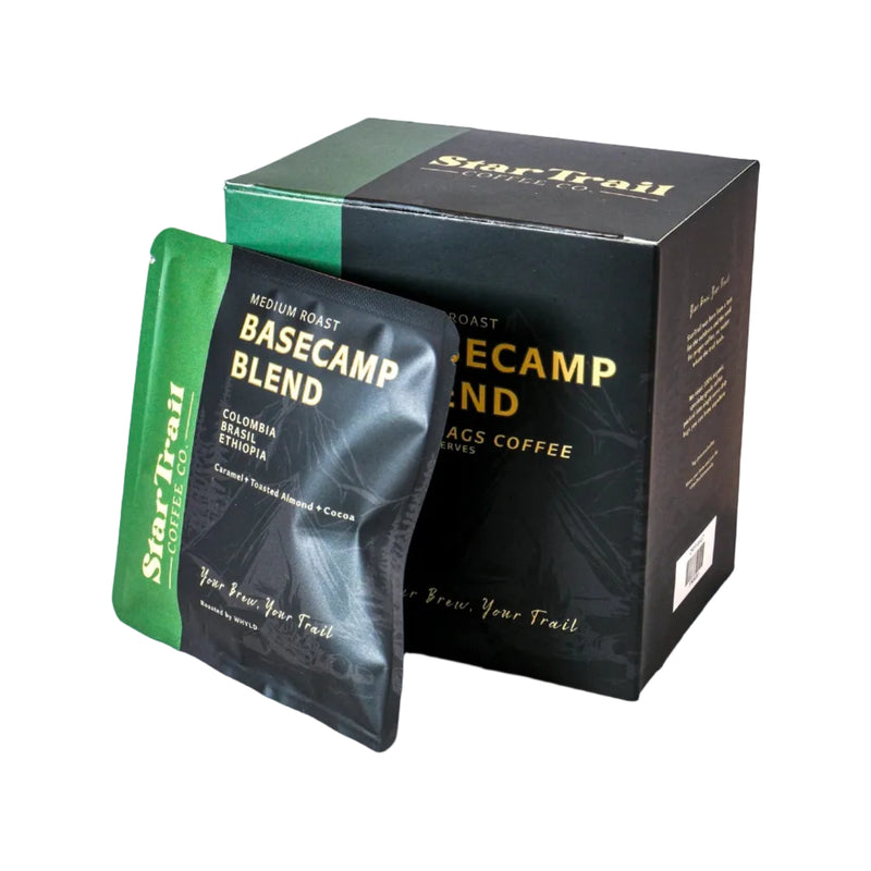 Load image into Gallery viewer, Star Trail Camp Coffee Base Camp Blend Drip Bags
