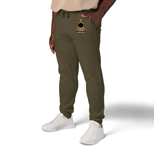 Fleece Sweatpants Embroidered Custom Unit Logo Crest - Cadetshop
