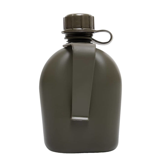 Genuine G.I. 3 Piece 1 QT. Canteen with Clip - Cadetshop