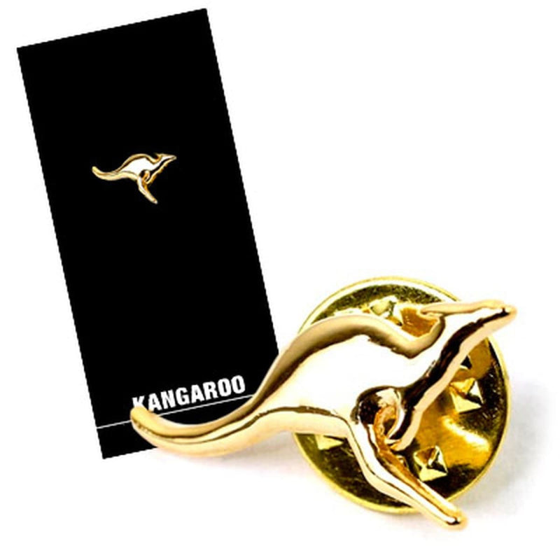 Load image into Gallery viewer, Gold Plated Kangaroo Lapel Pin - Cadetshop
