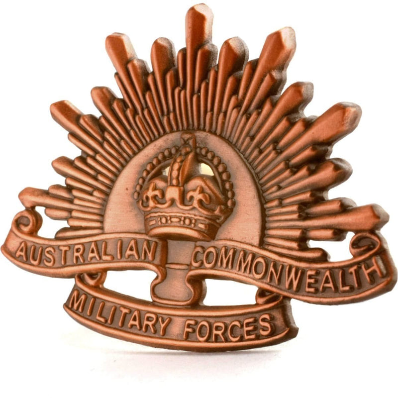 Load image into Gallery viewer, History of the Rising Sun Hat Badge Collection. - Cadetshop
