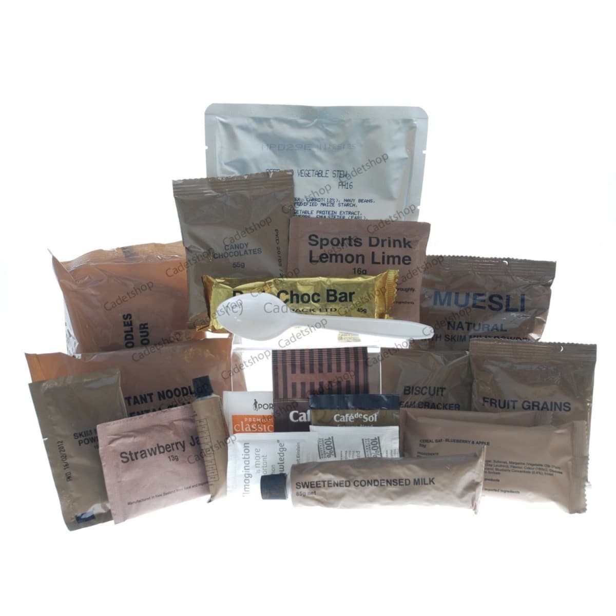 Military Army 24hr Ration Pack Meal Ready to Eat - Butter Chicken ...