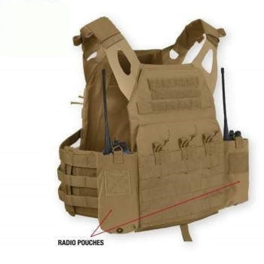 LACV (Lightweight Armor Carrier Vest) Side Radio Pouch Set - Cadetshop