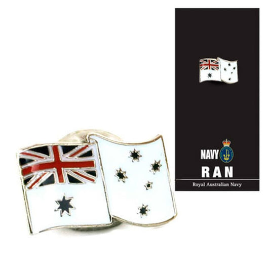 Lapel Pin Royal Australian Navy RAN White Ensign - Cadetshop