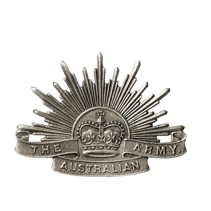 Large Lapel Pin Pewter Rising Sun Lapel Badge - Cadetshop