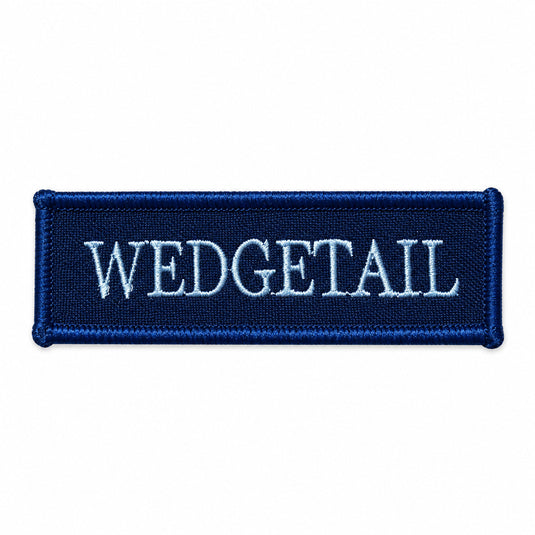 Custom Embroidered Police First Responder ILAV Style Name Tag 80 x 25 mm Times Font