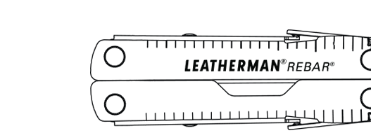Load image into Gallery viewer, Leatherman Multi-Tool Rebar Multi Tool Stainless 17 Tools - Cadetshop
