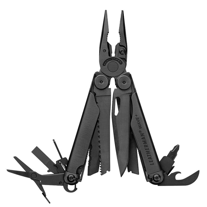 Leatherman Multi-Tool Wave+ Black 18 Tools - Cadetshop