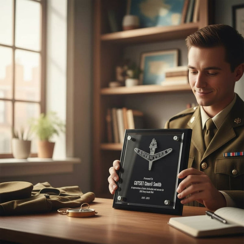 Load image into Gallery viewer, Custom Presentation Plaque Adventure Award Acrylic
