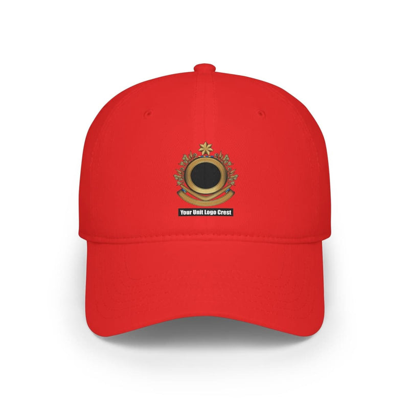Load image into Gallery viewer, Low Profile Baseball Cap Custom Unit Crest Logo - Cadetshop
