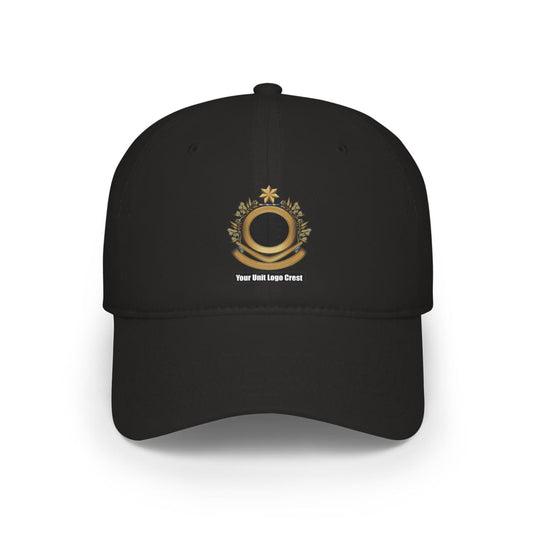 Low Profile Baseball Cap Custom Unit Crest Logo - Cadetshop
