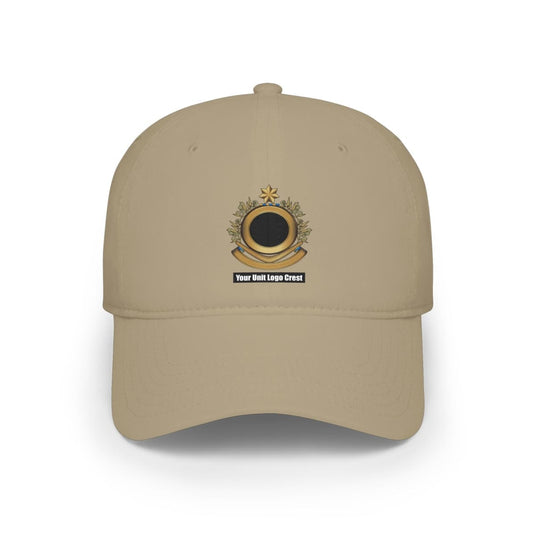 Low Profile Baseball Cap Custom Unit Crest Logo - Cadetshop