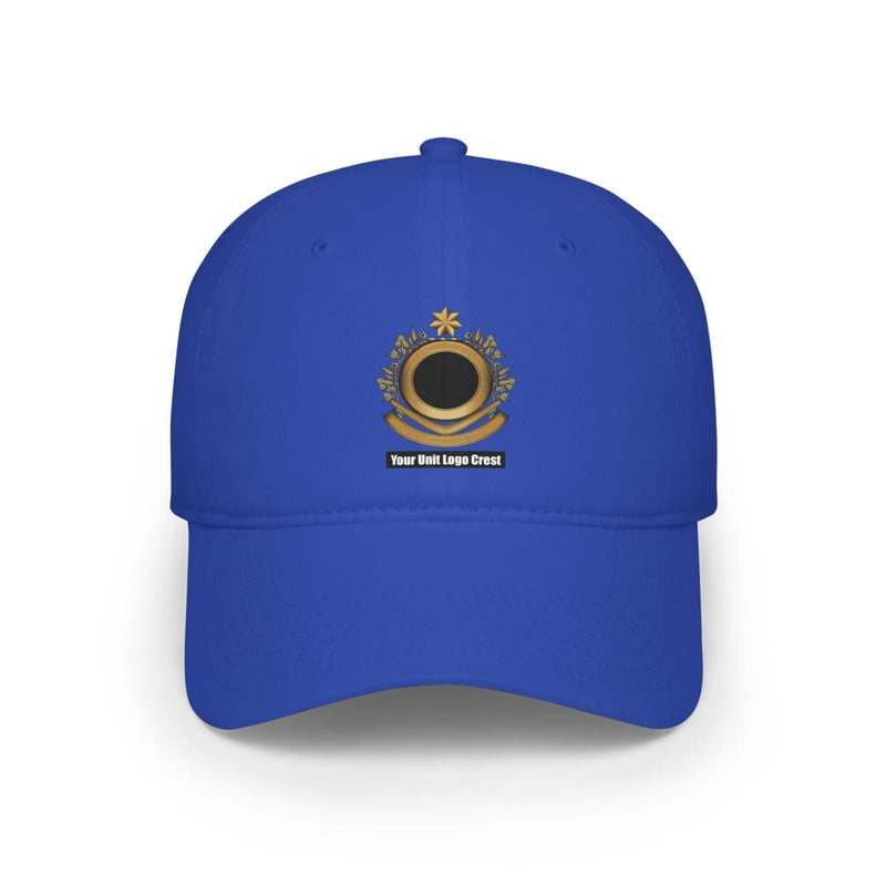 Load image into Gallery viewer, Low Profile Baseball Cap Custom Unit Crest Logo - Cadetshop
