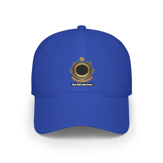 Low Profile Baseball Cap Custom Unit Crest Logo - Cadetshop