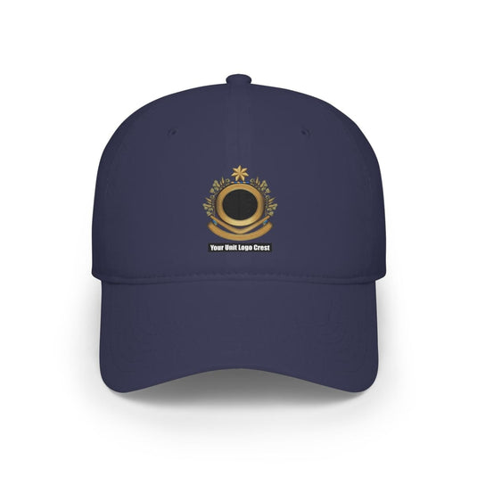 Low Profile Baseball Cap Custom Unit Crest Logo - Cadetshop