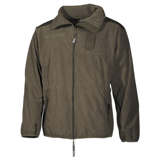 MFH Military Fleece Jacket Windproof OD green - Cadetshop