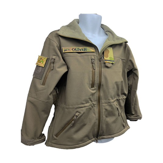 MFH Military Soft Shell Jacket OD Green - Cadetshop