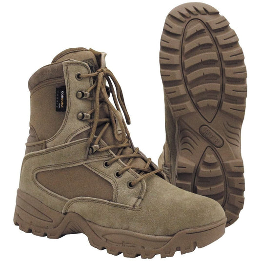 MFH Mission Boots Cordura Lined Coyote Tan - Cadetshop