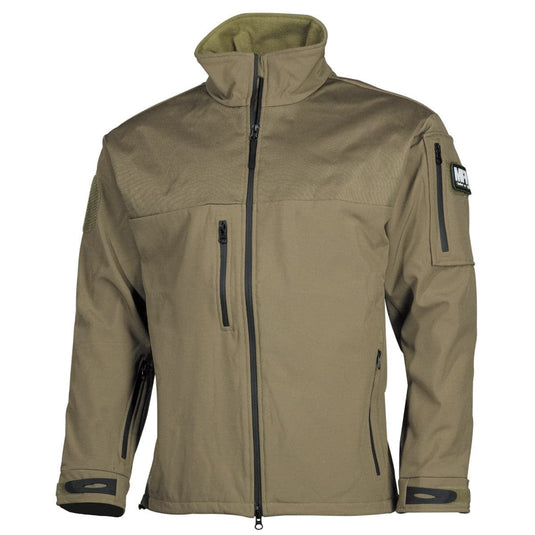 MFH Soft Shell Jacket Australia Coyote Tan