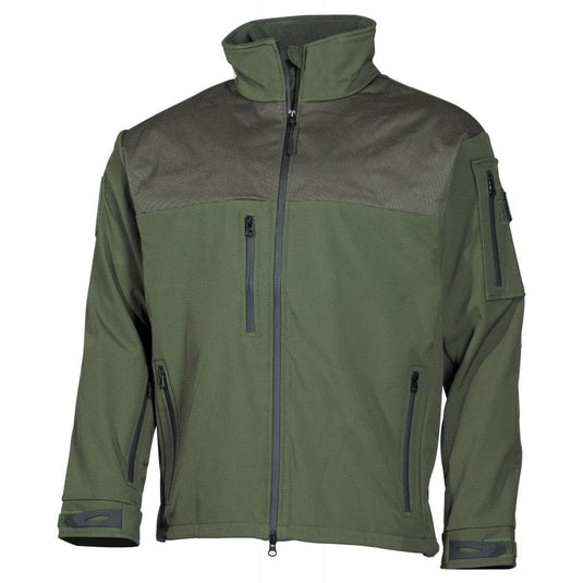 MFH Soft Shell Jacket "Australia" OD Green - Cadetshop