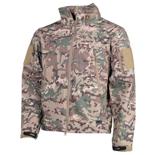 MFH Soft Shell Jacket "Scorpion" Operations Camouflage - Cadetshop