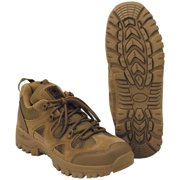MFH Tactical Low Shoes Coyote Tan - Cadetshop