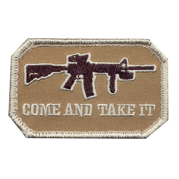 Morale Patch Come and Take It Olive with Hook Back - Cadetshop