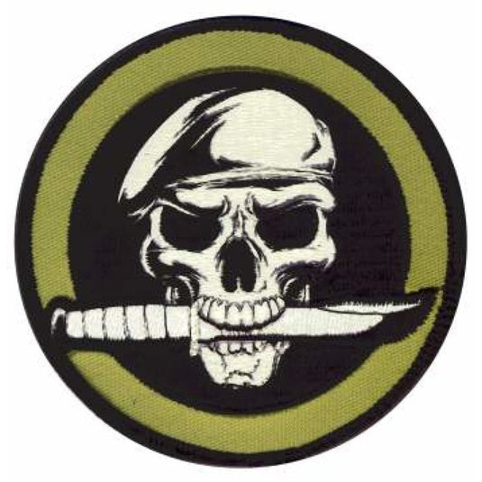 Morale Patch Military Skull with Hook Back - Cadetshop