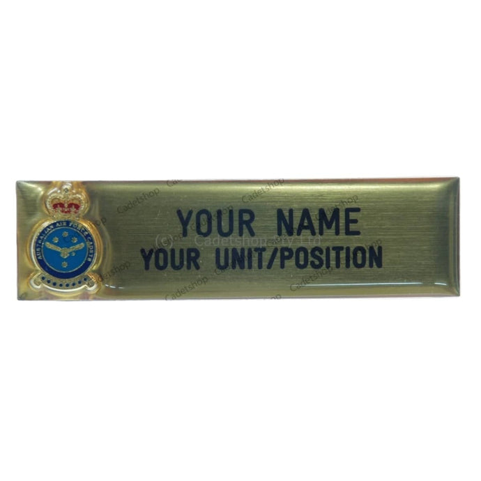 Name Tag AAFC 2 Line - Cadetshop