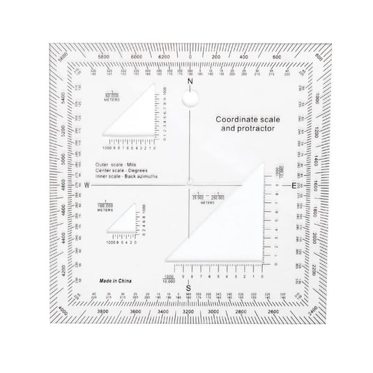 Navigation Coordinate Scale Protractor - Cadetshop