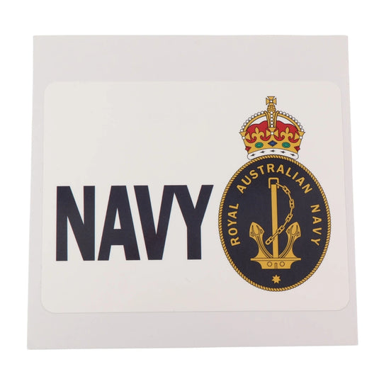 Navy Rectangular Sticker CIIIR - Cadetshop