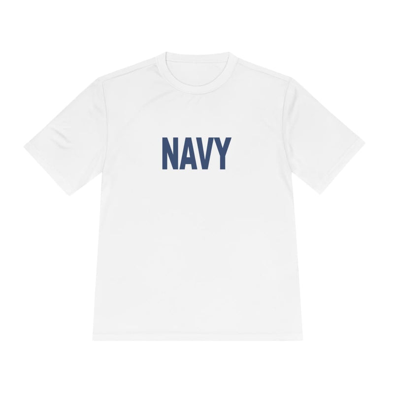 Load image into Gallery viewer, Navy Sports Unisex Moisture Wicking Tee - Cadetshop
