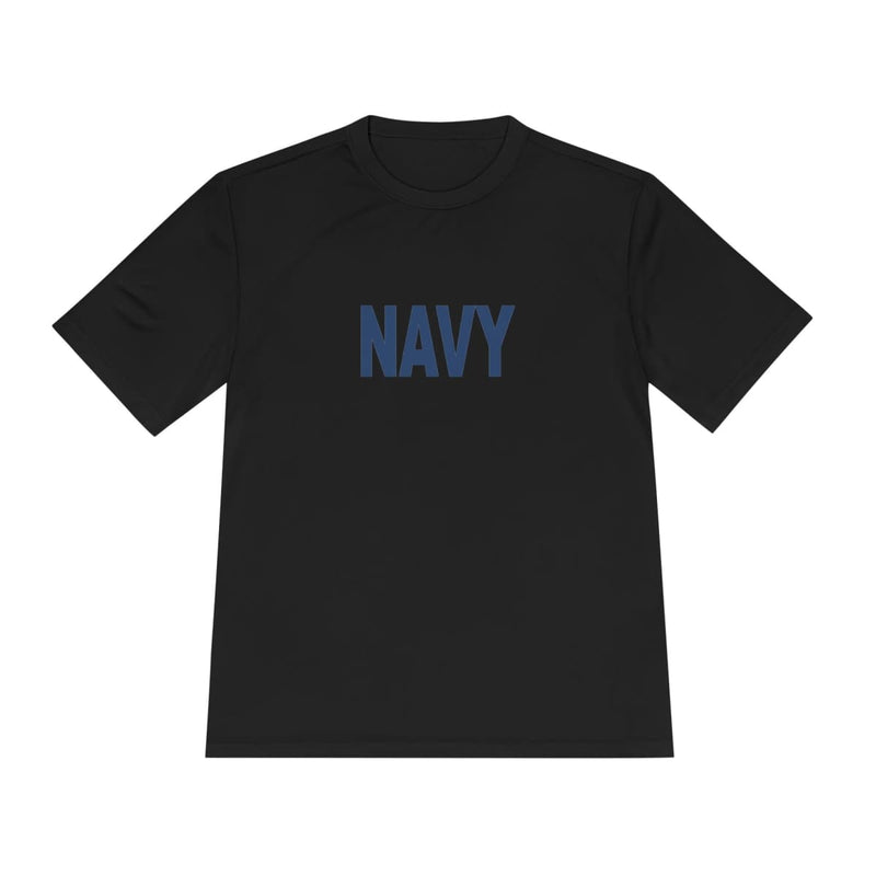 Load image into Gallery viewer, Navy Sports Unisex Moisture Wicking Tee - Cadetshop
