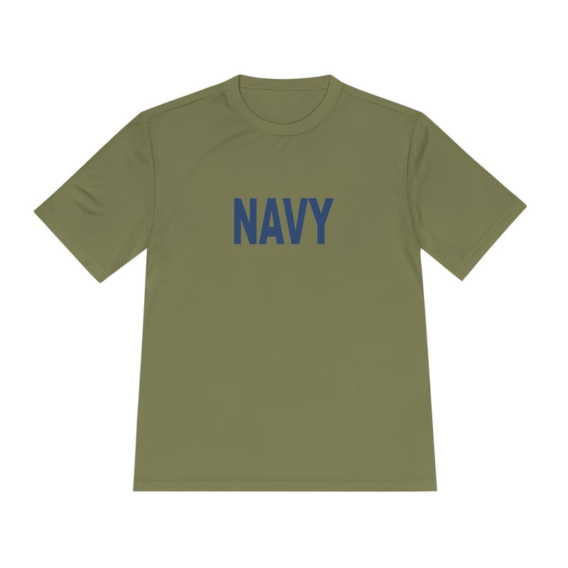 Load image into Gallery viewer, Navy Sports Unisex Moisture Wicking Tee - Cadetshop

