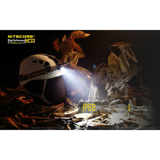 Nitecore HC33 1800 Lumens with Charger - Cadetshop
