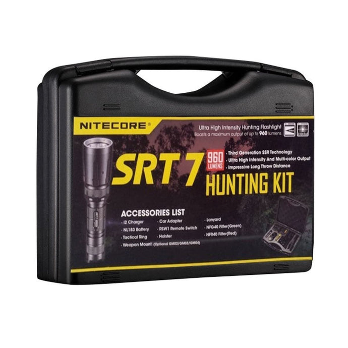 Nitecore SRT7GT 1000 Lumens Hunting Kit - Cadetshop