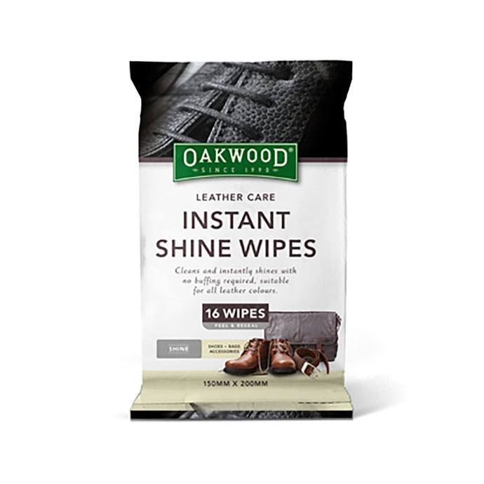 Oakwood Instant Leather Wipes 16 - Cadetshop