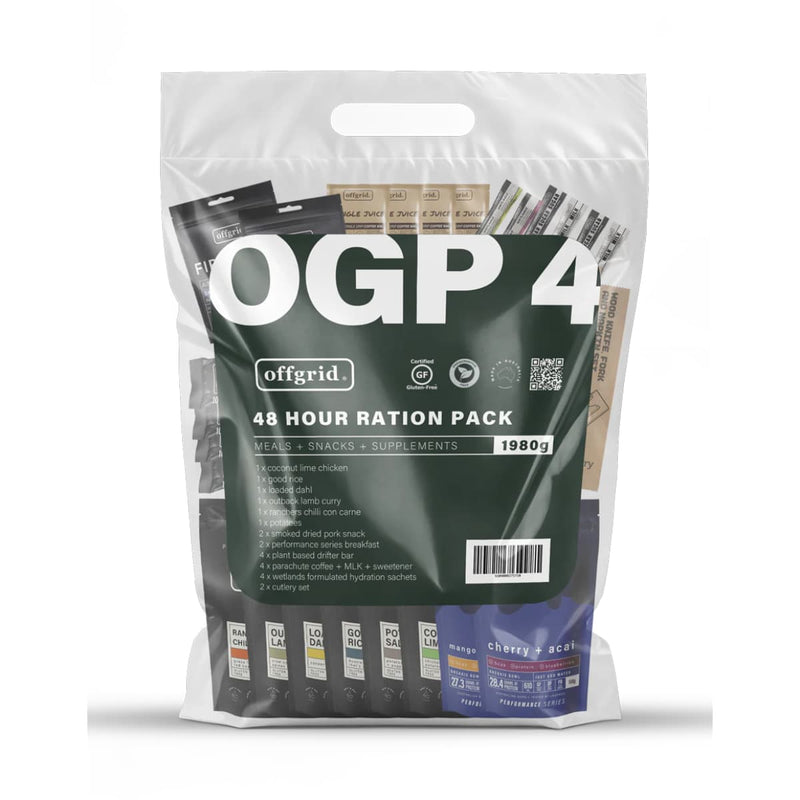 Load image into Gallery viewer, OGP4 48HR Ration Pack MRE Meals Ready to Eat - Cadetshop

