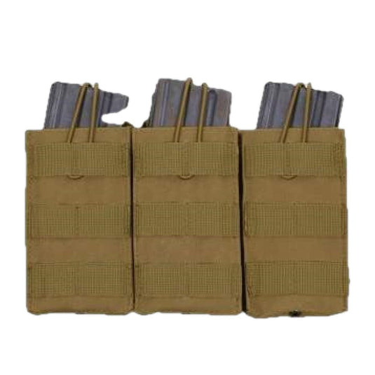 Open Top Triple Mag Pouch MOLLE - Cadetshop