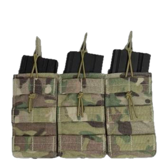 Open Top Triple Mag Pouch MOLLE - Cadetshop