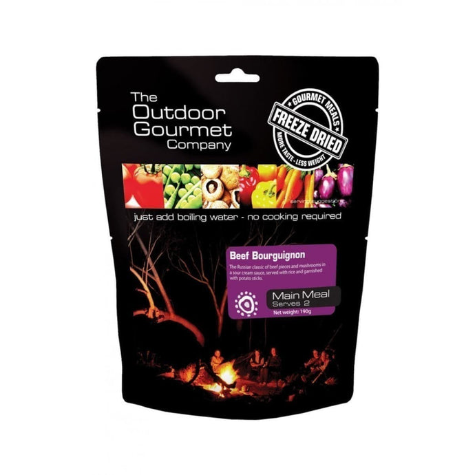 Outdoor Gourmet Beef Bourguignon - Cadetshop