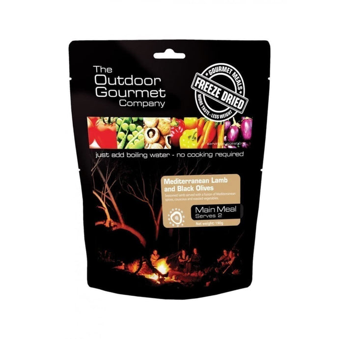 Outdoor Gourmet Mediterranean Lamb with Black Olives - Cadetshop