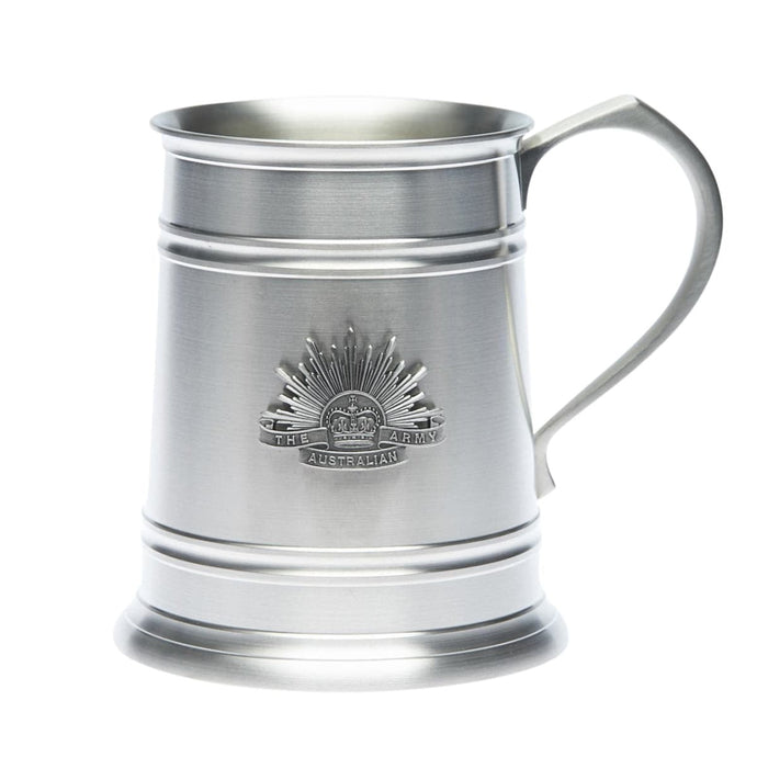 Pewter Tankard 520 ML Australian Army Rising Sun - Cadetshop