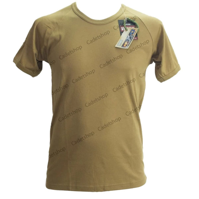 Plain T-Shirt Short Sleeve Khaki - Cadetshop