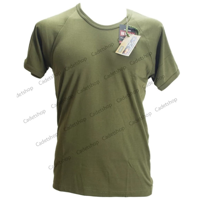 Plain T-Shirt Short Sleeve Olive - Cadetshop