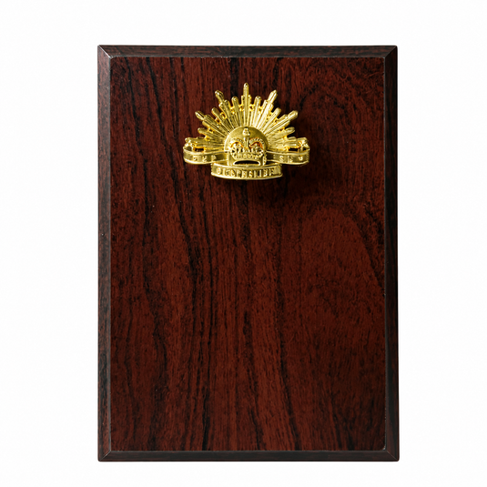 Custom Presentation Plaque Rising Sun 140mm - Cadetshop