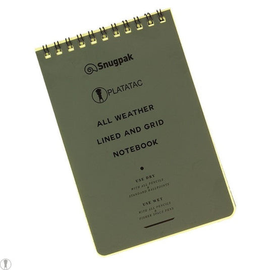 PLATATAC All Weather Lined and Grid Notebook - Cadetshop